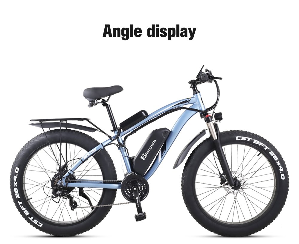 Men's Electric Bike for Mountains and Snow