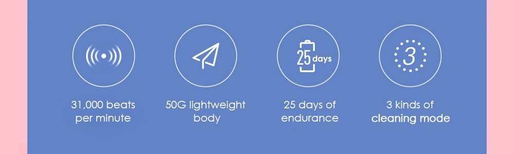 Rechargeable Electric Ultrasonic Toothbrush