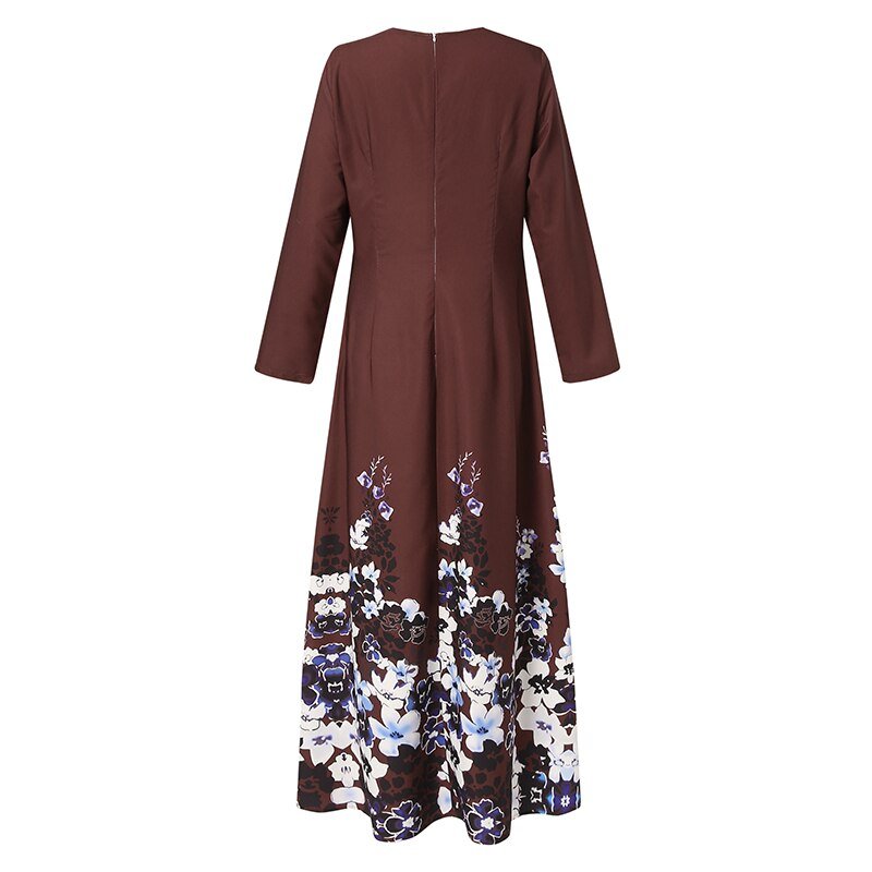 Women's Mislim Floral Abaya