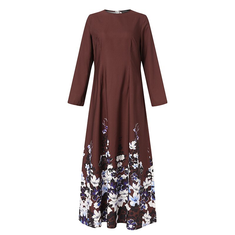 Women's Mislim Floral Abaya