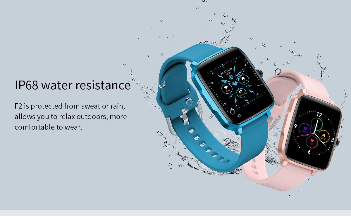 IP68 Smart Watch with Heart Rate Monitor