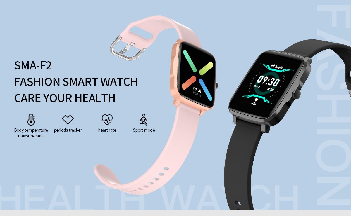 IP68 Smart Watch with Heart Rate Monitor
