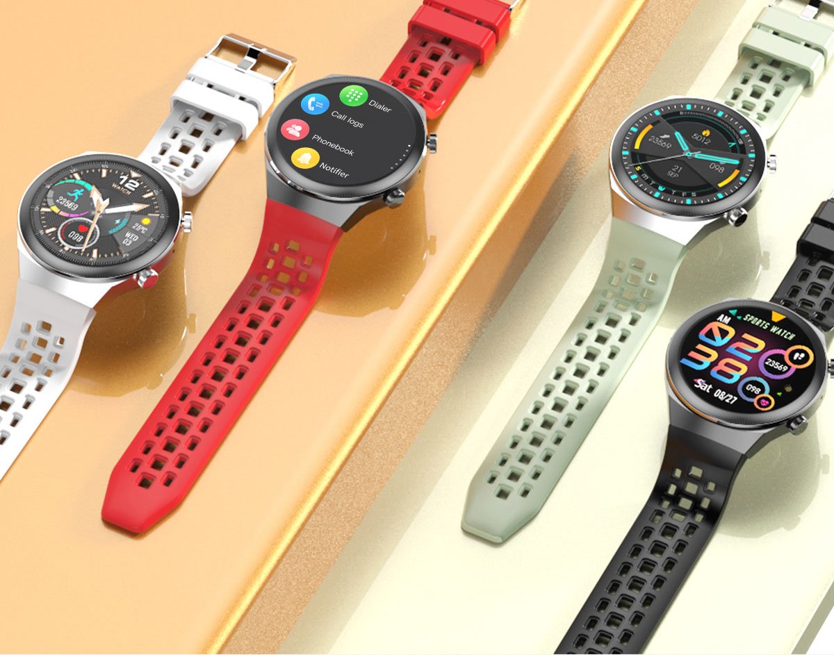 Men's Casual Waterproof Round Smart Watch