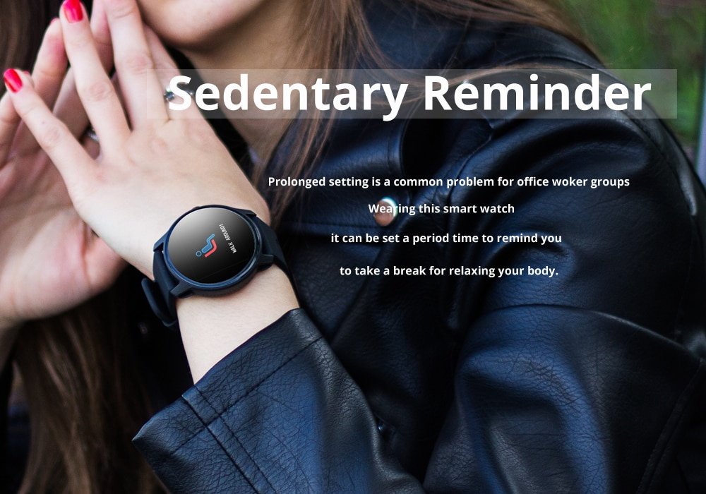 Men's Round IP68 Waterproof Fitness Smart Watch