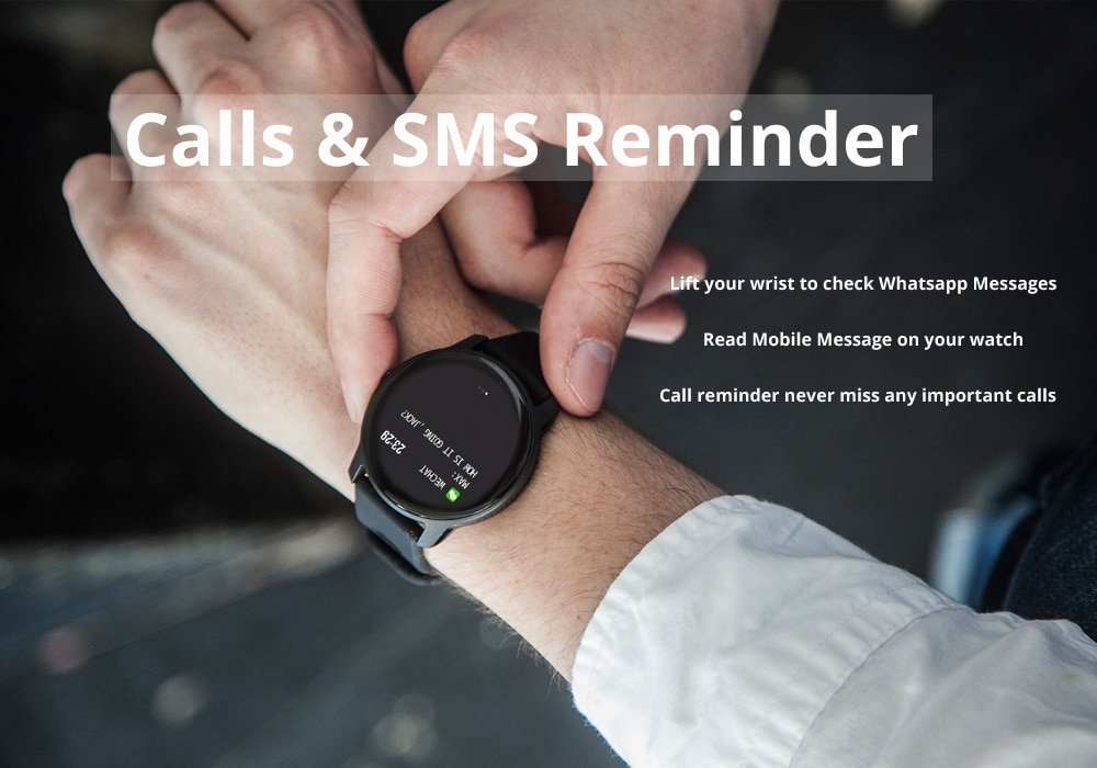 Men's Round IP68 Waterproof Fitness Smart Watch