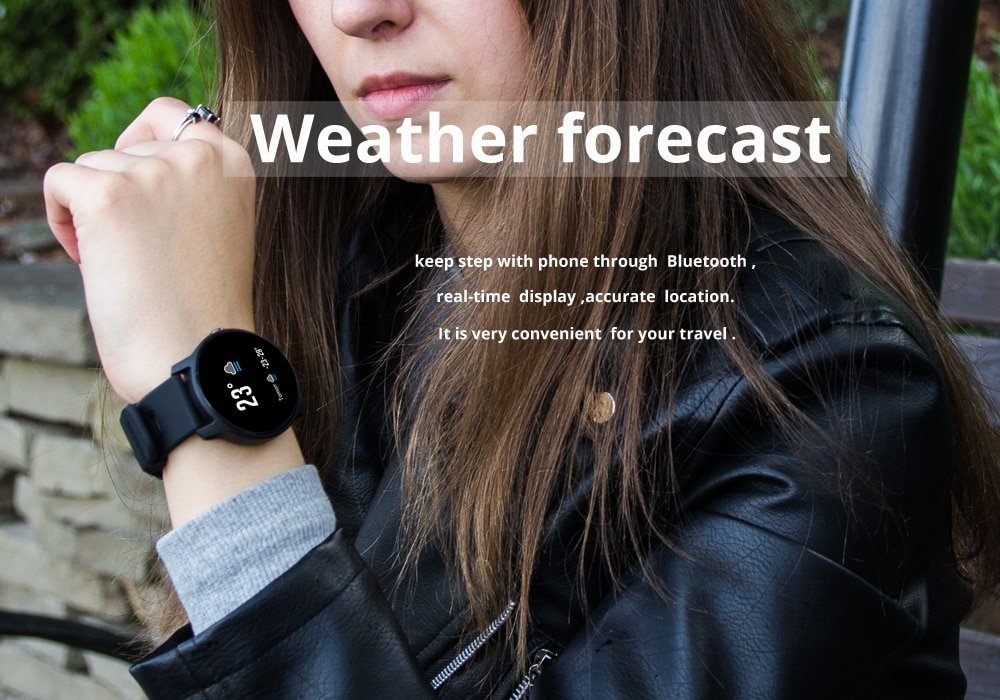 Men's Round IP68 Waterproof Fitness Smart Watch