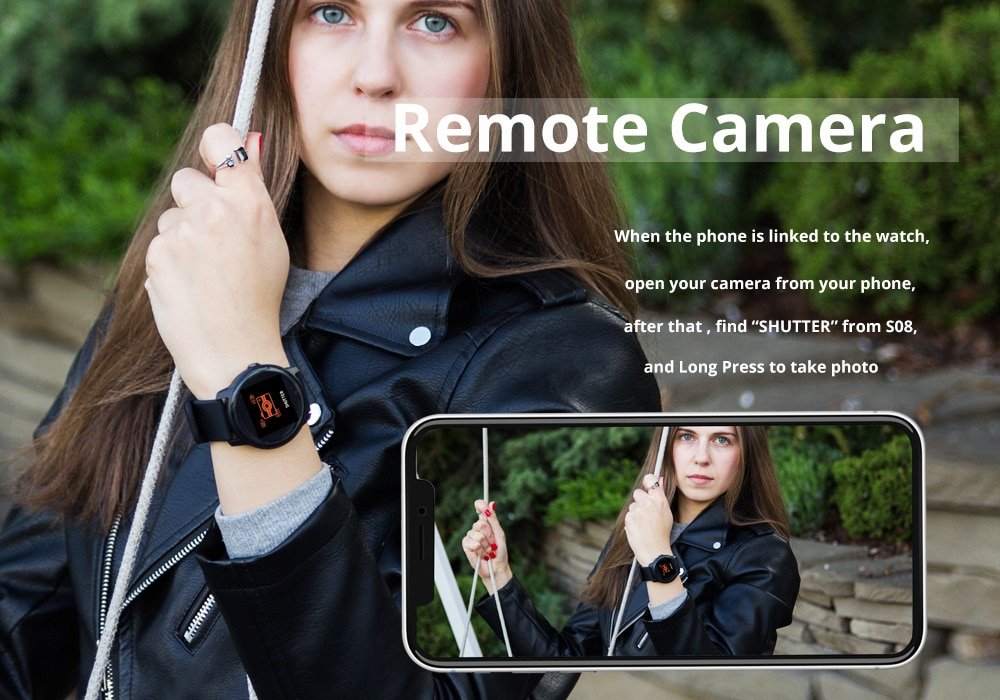 Men's Round IP68 Waterproof Fitness Smart Watch