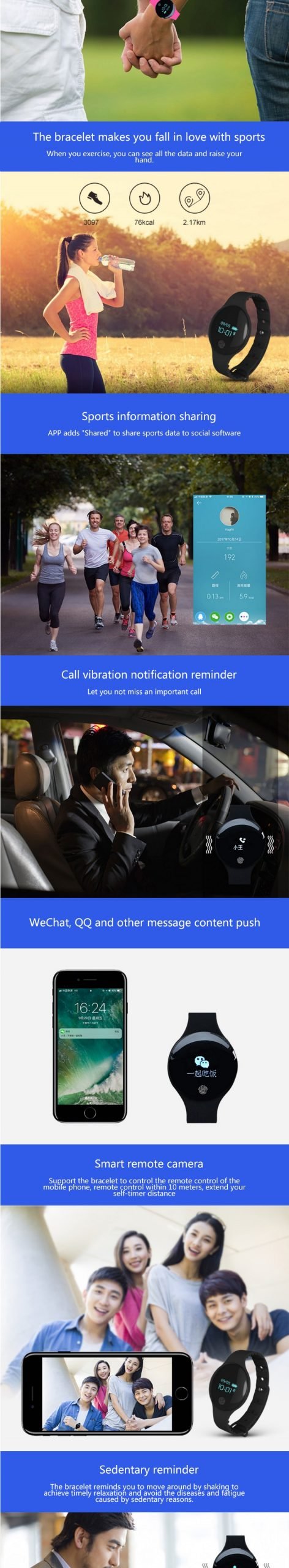 Colorful Touch Screen Smart Watches