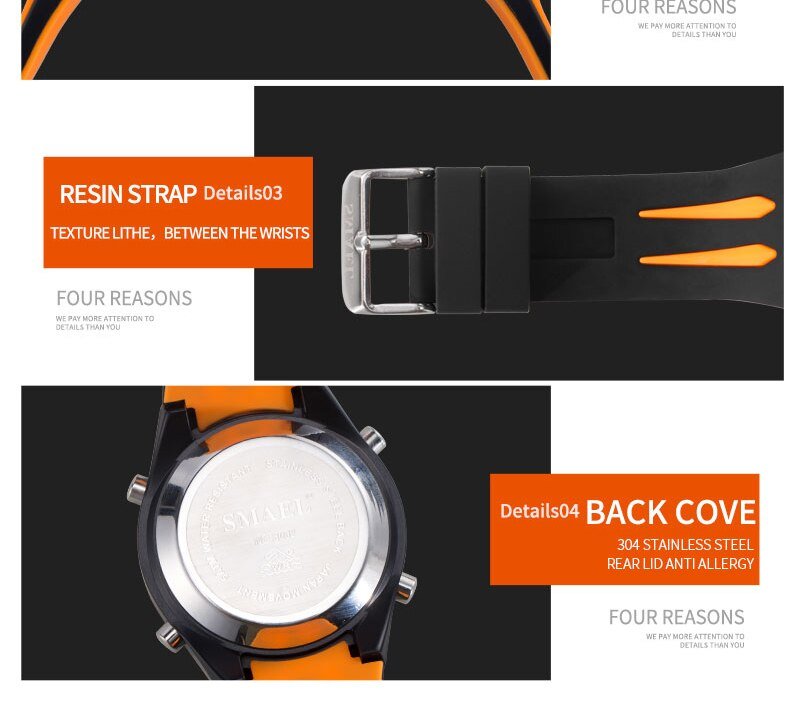 Men's Trendy Waterproof Smart Watches