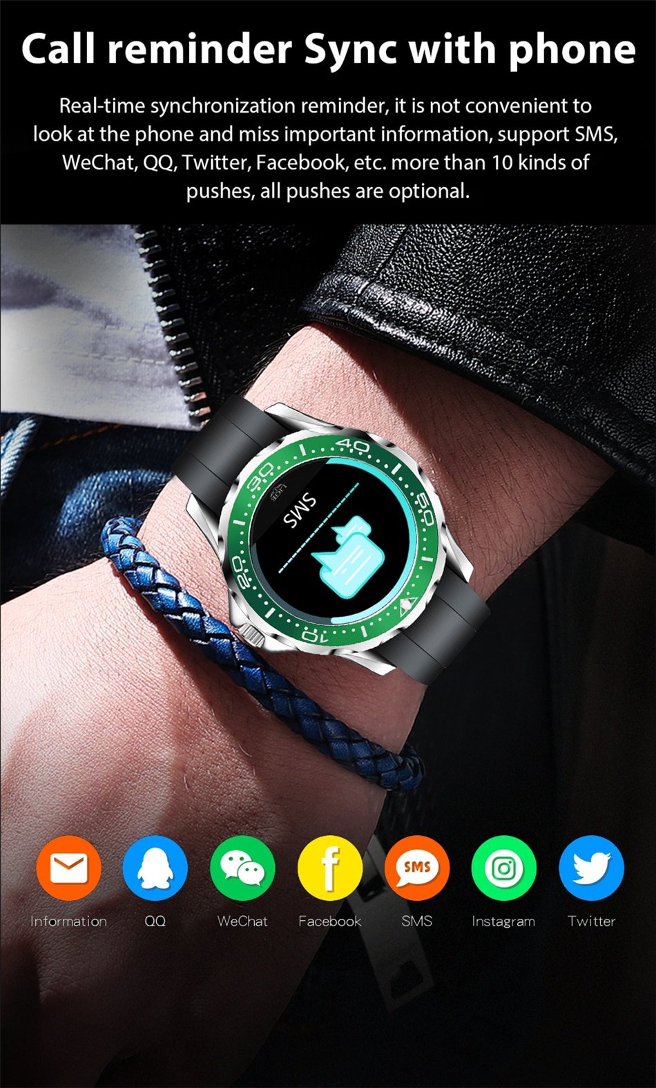Men's Waterproof Smart Watch