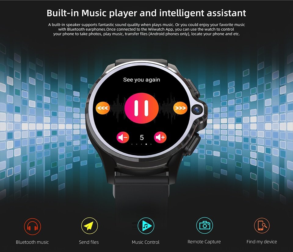 Colorful Bluetooth Smart Watch