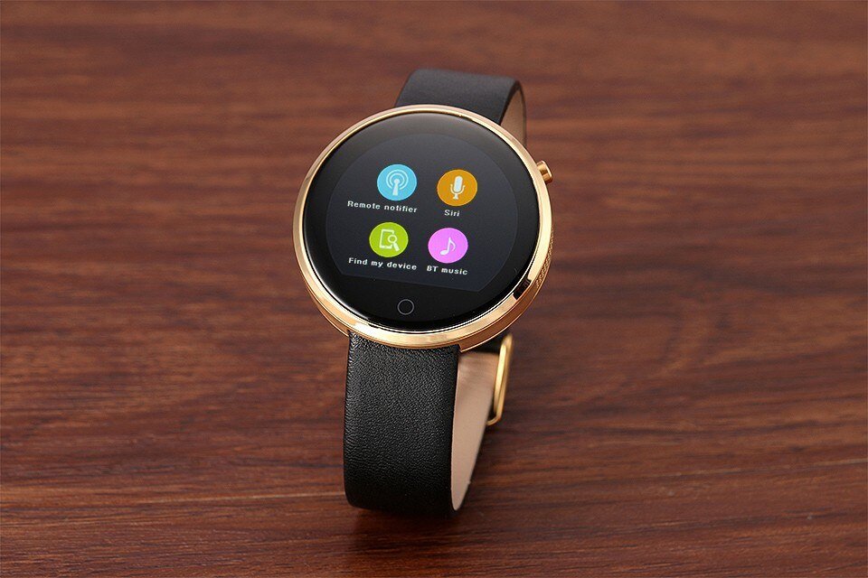 Round Bluetooth Smart Watch with Heart Rate Monitor