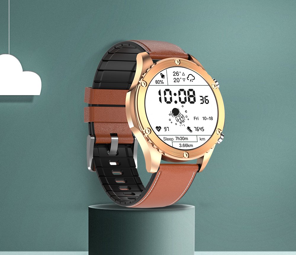 Round Smart Watch with Bluetooth Call