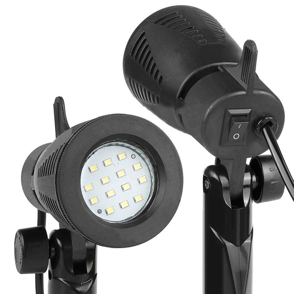 Mini Photography LED Light Lamp Set 2 Pcs