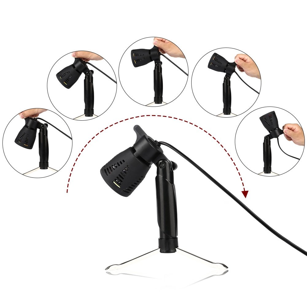 Mini Photography LED Light Lamp Set 2 Pcs