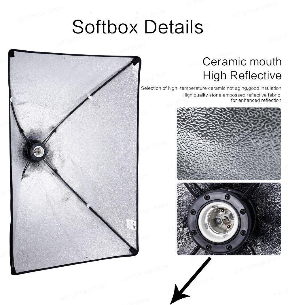 Photography Studio Softbox Lighting Kit