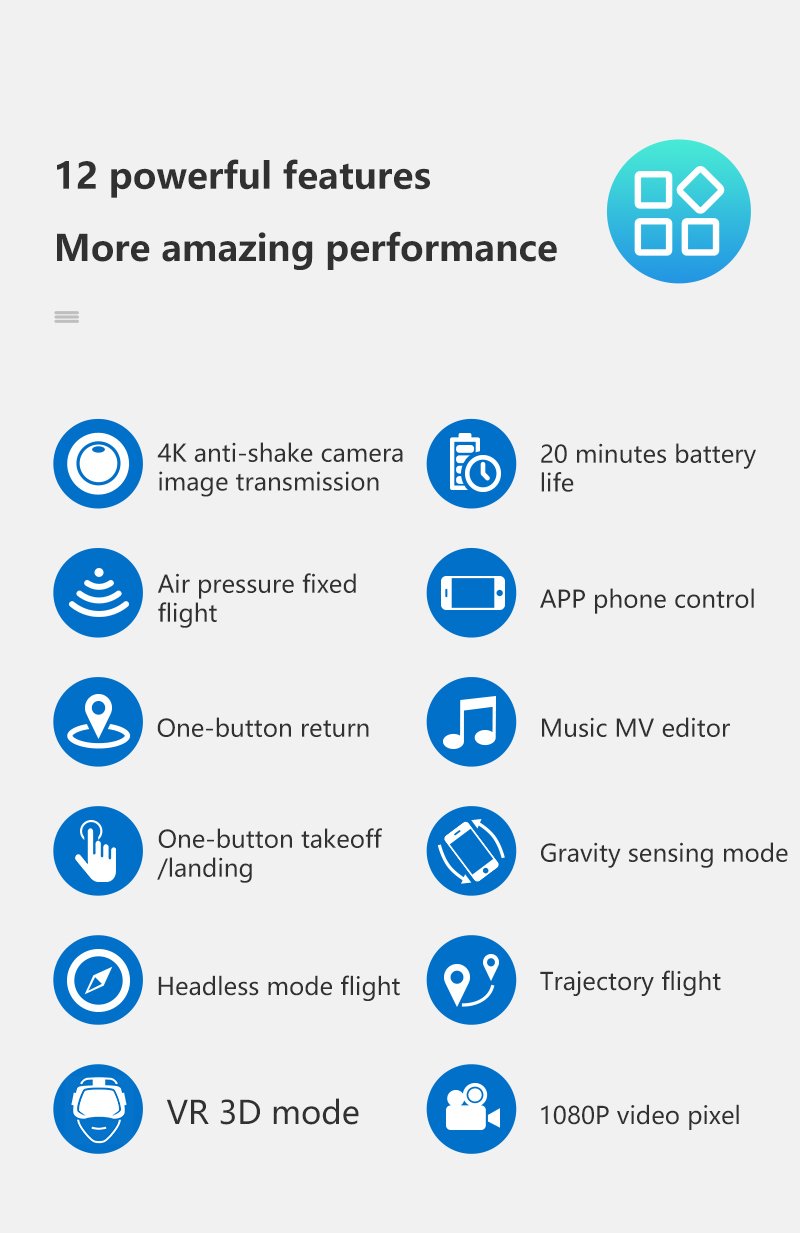 Anti-Shake Drone with Rotating Camera