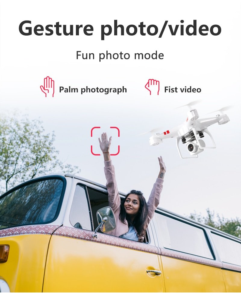 Anti-Shake Drone with Rotating Camera