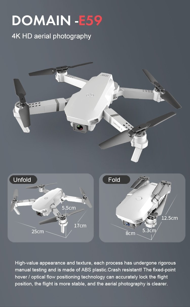 RC Drone with 4K HD Camera