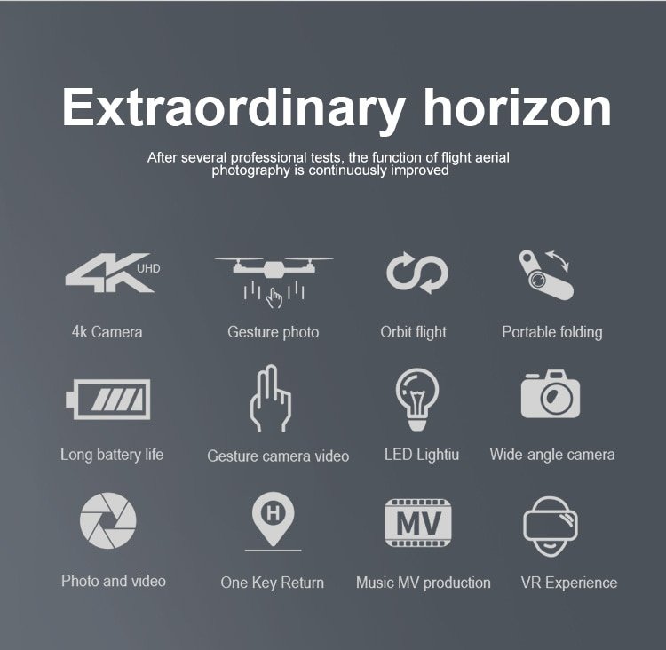 RC Drone with 4K HD Camera