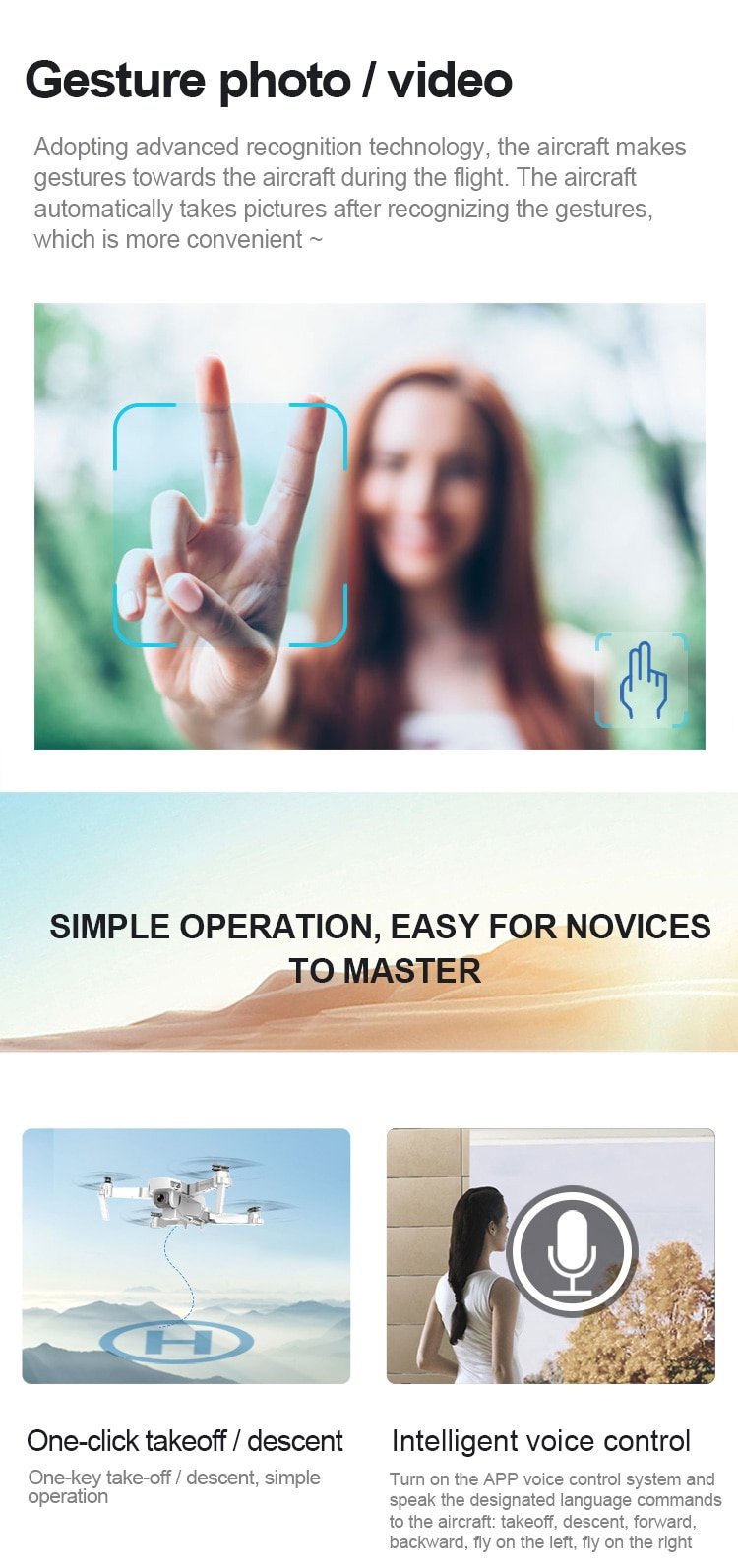 RC Drone with 4K HD Camera