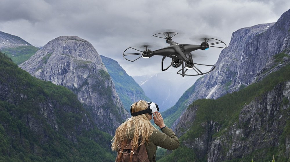 Remote Controlled Metal Drone with Camers