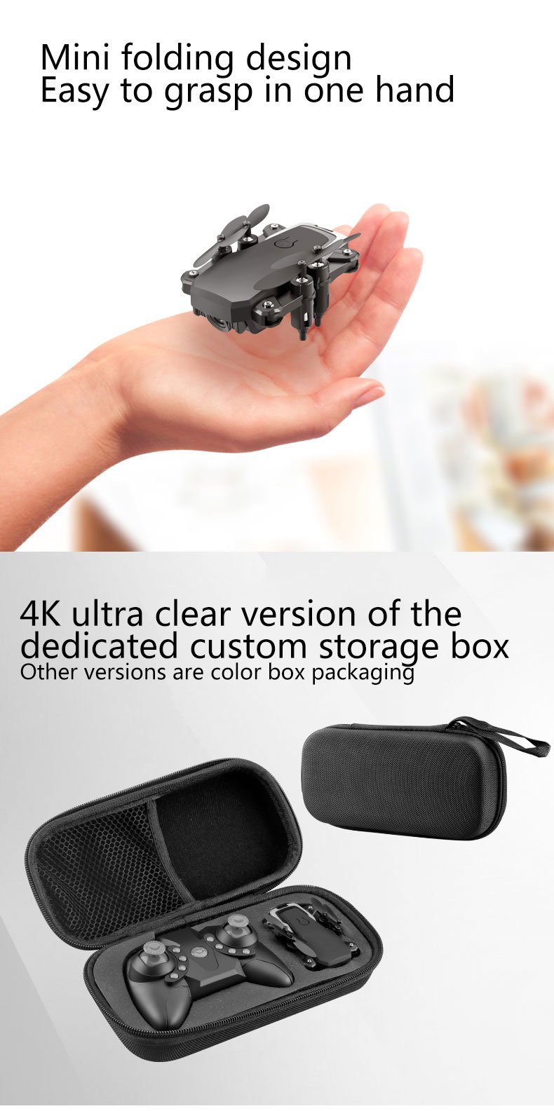 Folding Small Drone with HD Camera