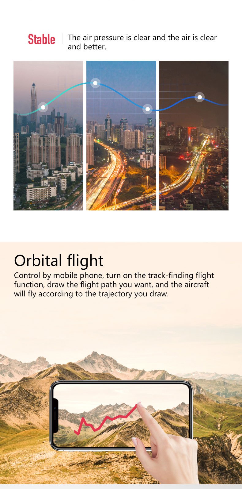 Folding Small Drone with HD Camera