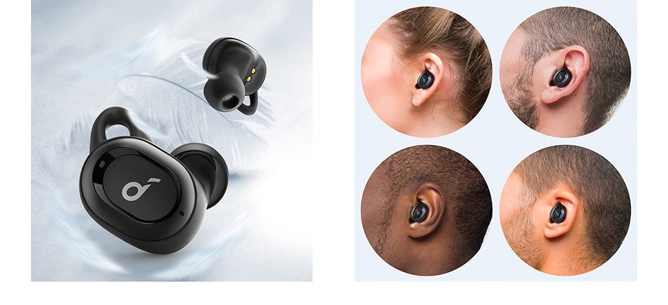 Sweatproof Noise Isolation Wireless Earphones with Bluetooth 5.0