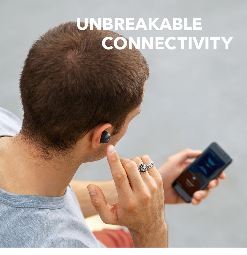 Sweatproof Noise Isolation Wireless Earphones with Bluetooth 5.0