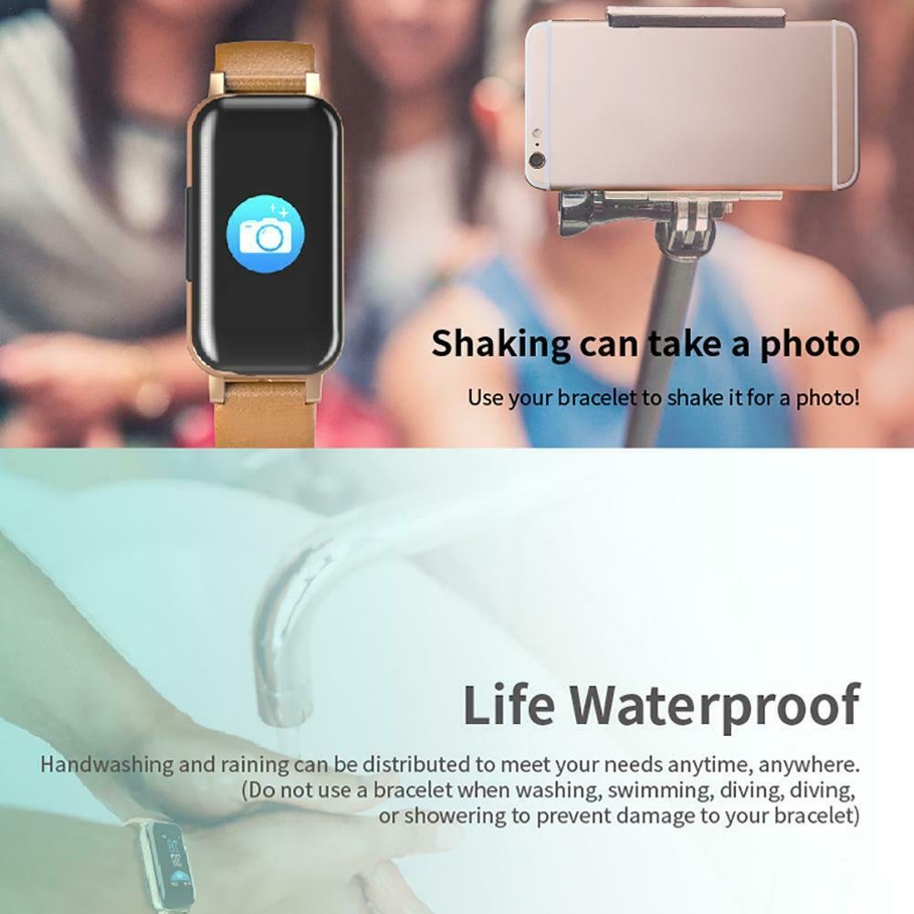 Fitness Bracelet with Bluetooth Earphones