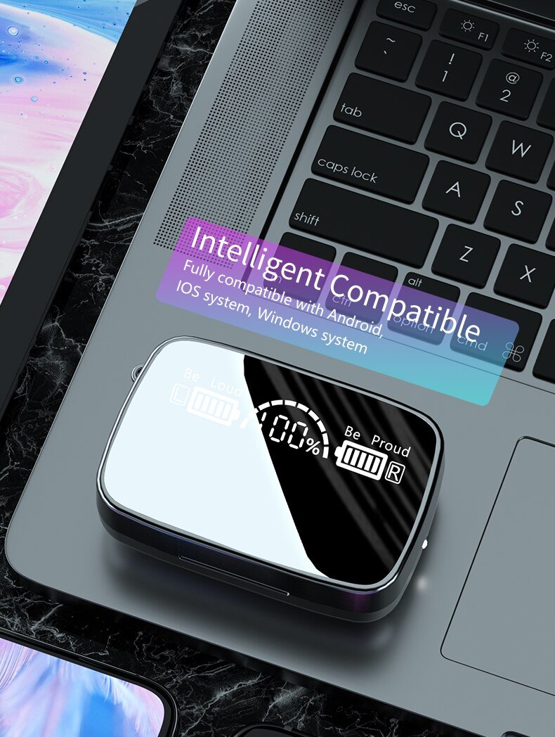 Wireless Headphones Charging Box with Flashlight