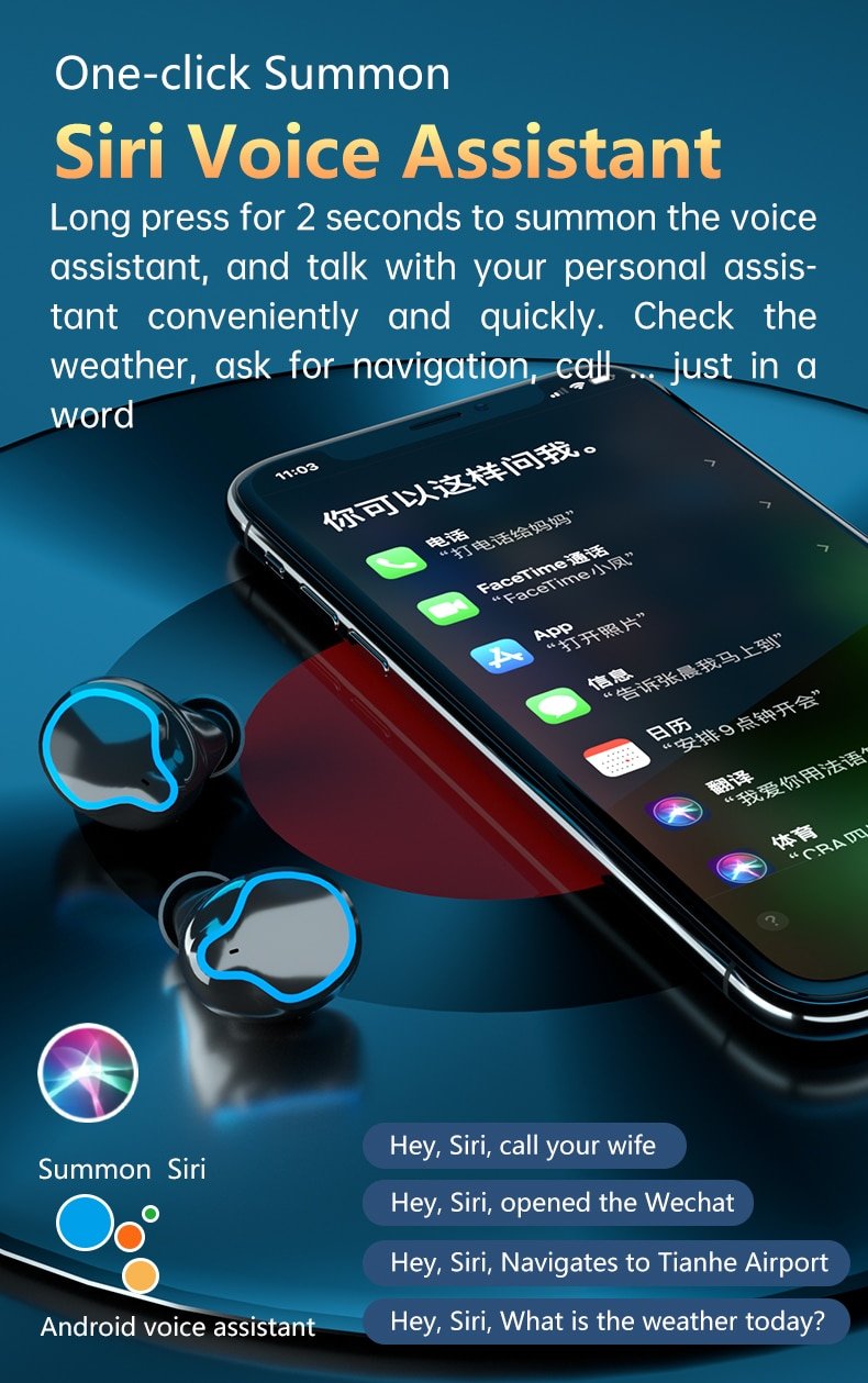 Wireless Headphones Charging Box with Flashlight