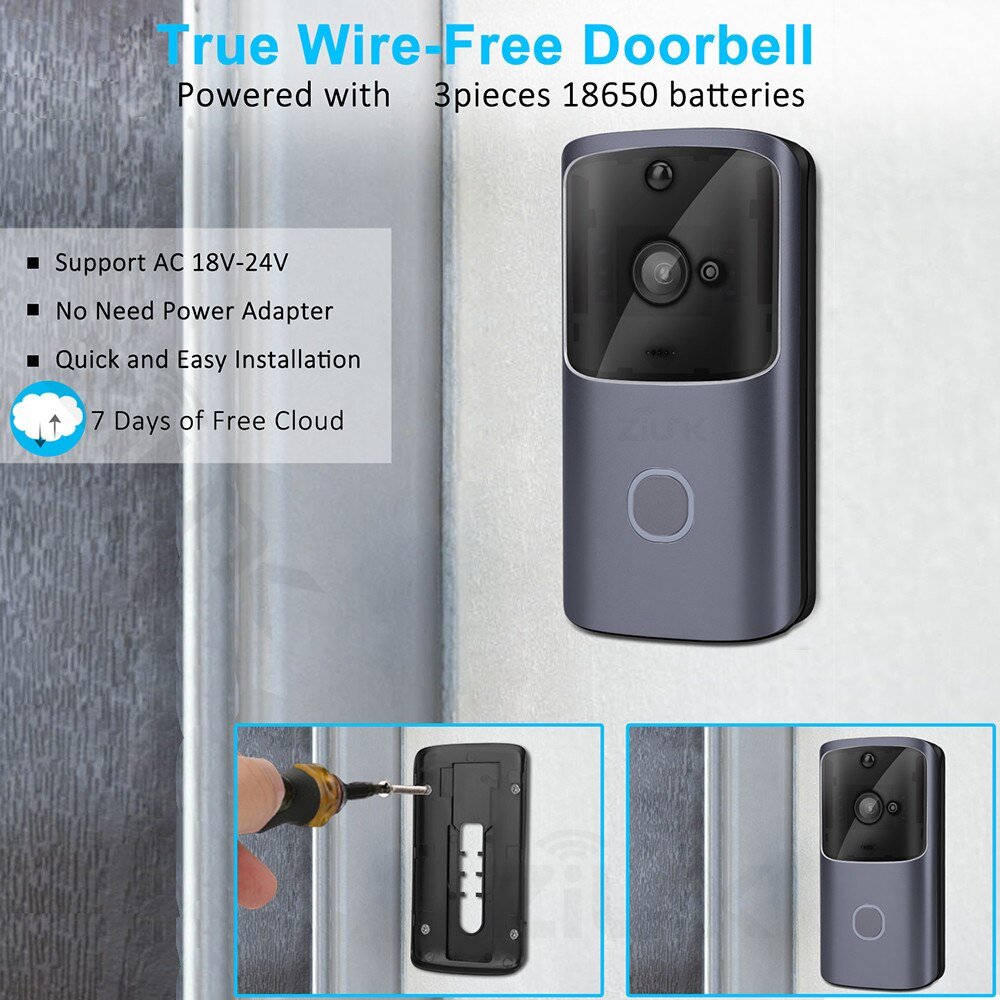 Wireless Smart Home Doorbell Video Intercom