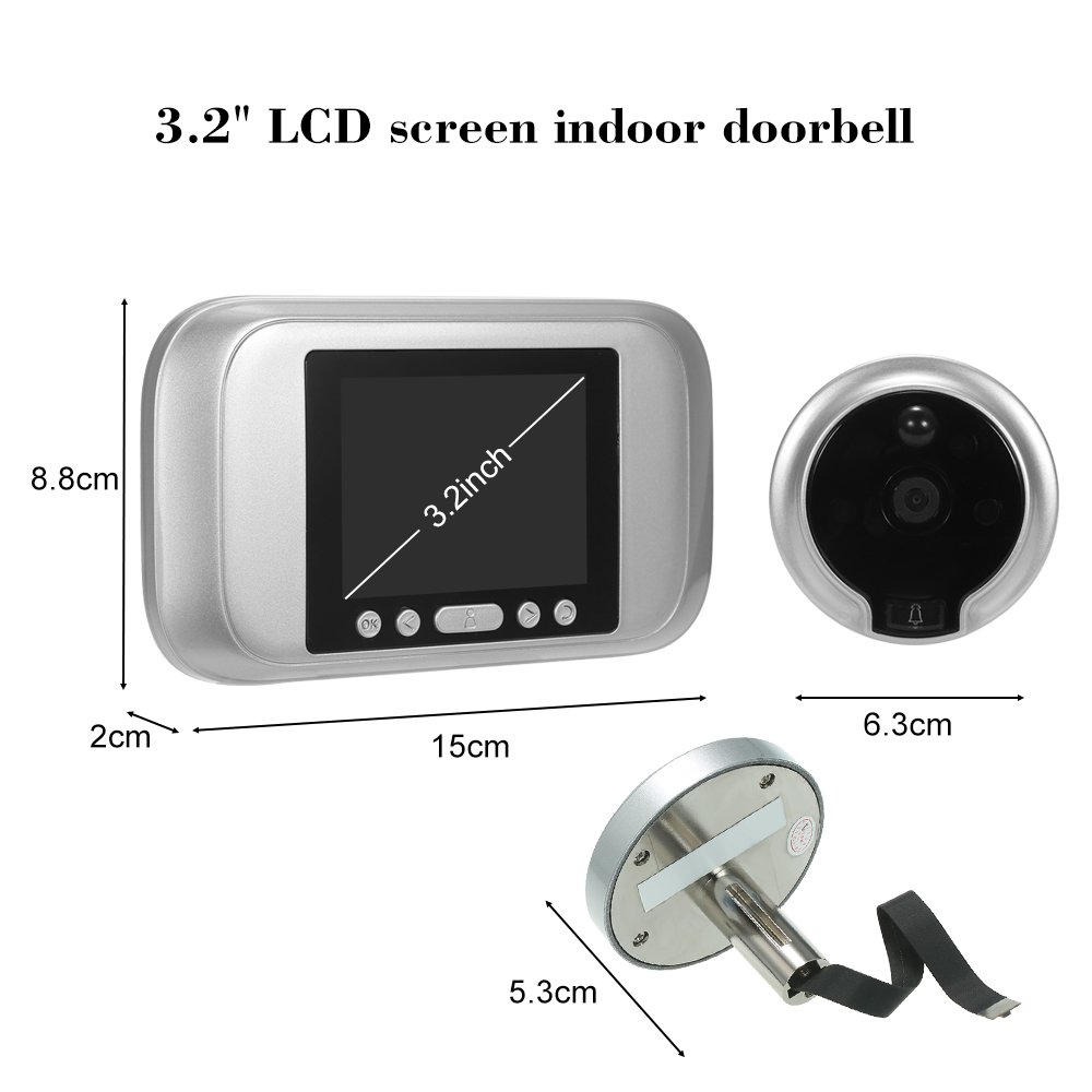 Smart Digital Video Door Viewer for Home Security