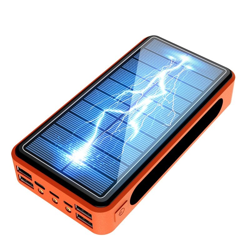 Solar Powerbank with LED Flashlight
