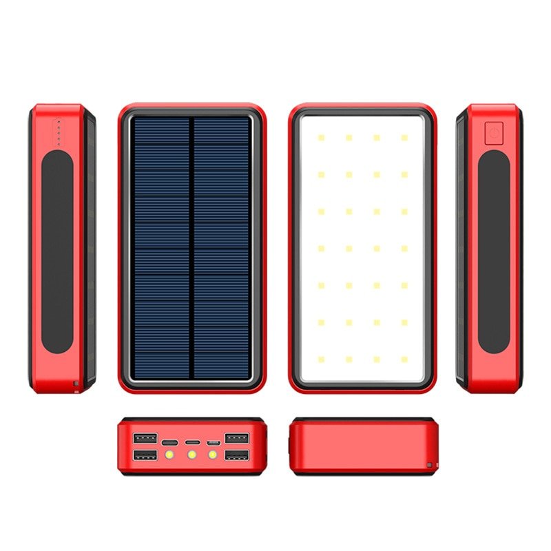 Solar Powerbank with LED Flashlight