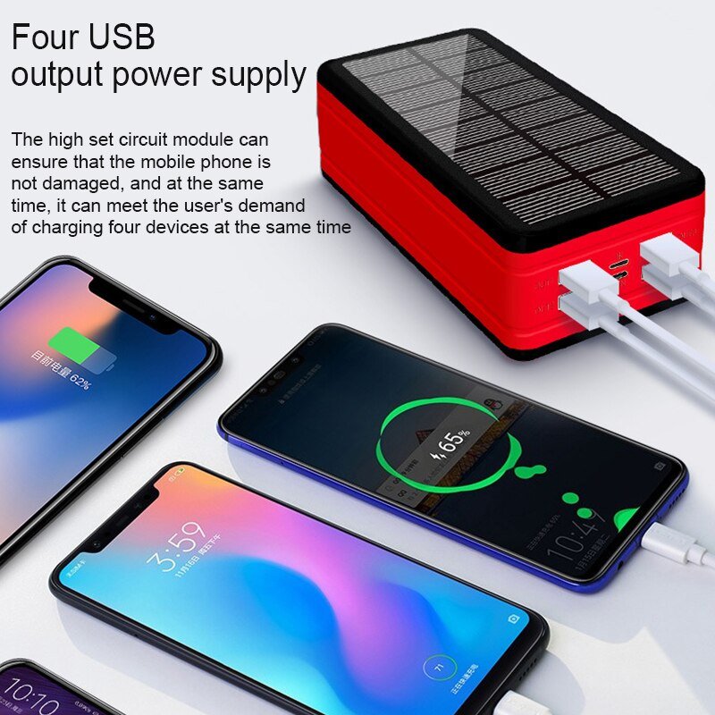 Solar Power Bank 99000mAh