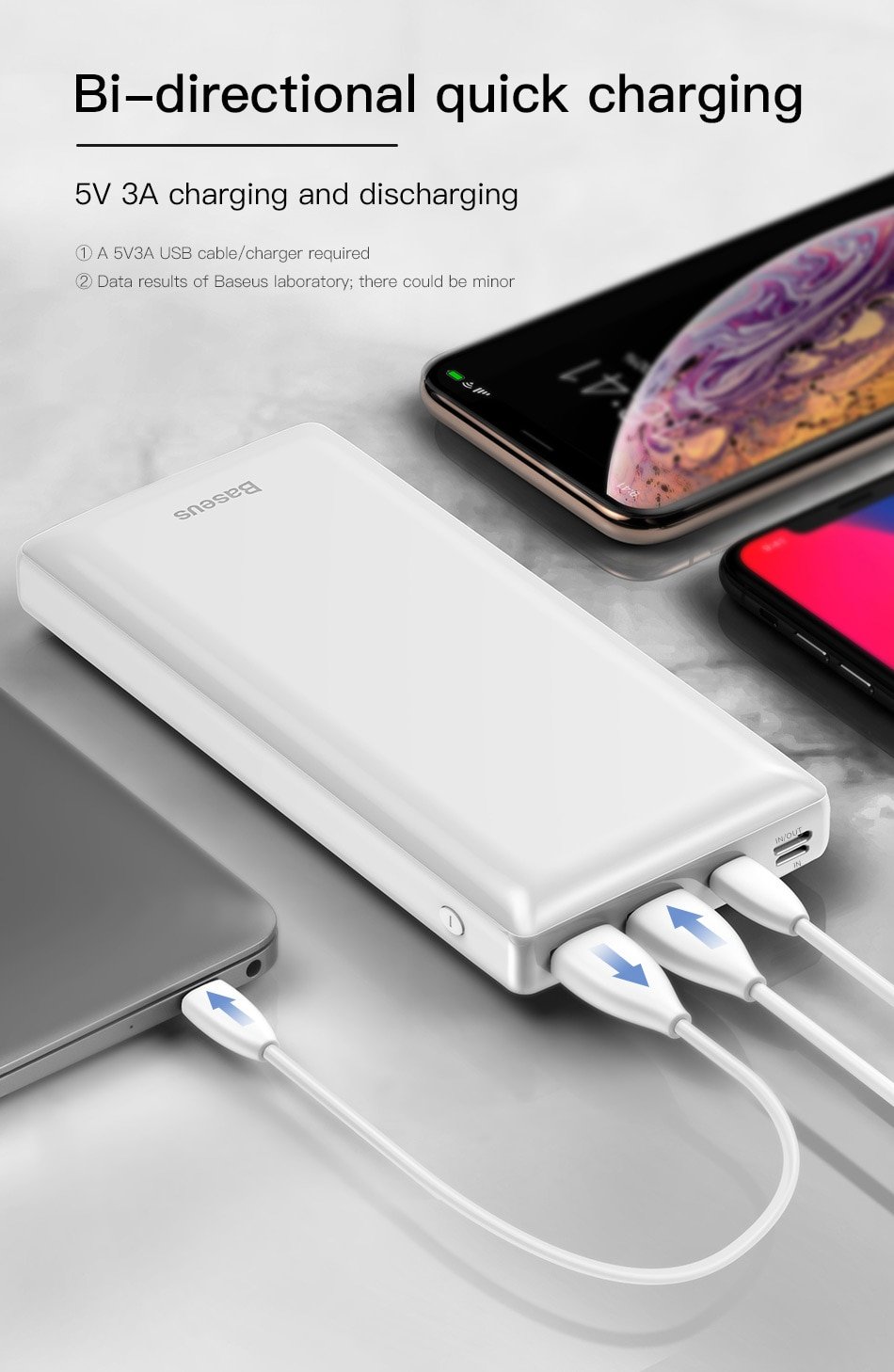 30000 mAh Dual USB Power Bank