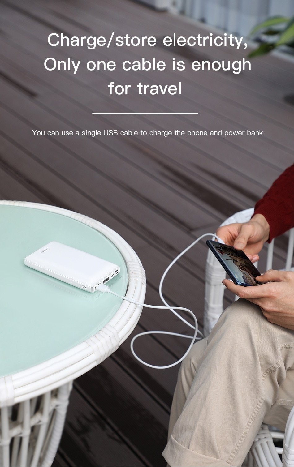 30000 mAh Dual USB Power Bank