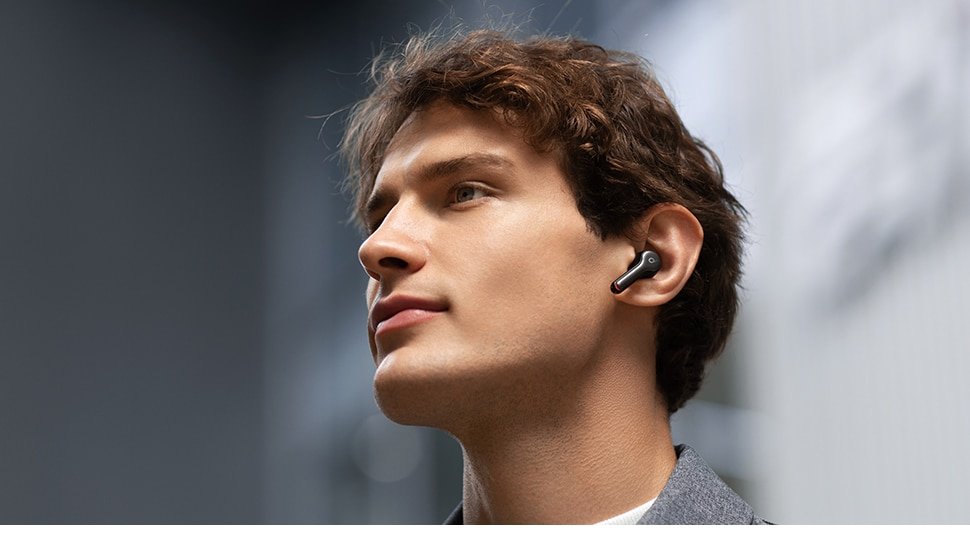 Black / White Wireless Earbuds with 4 Mics