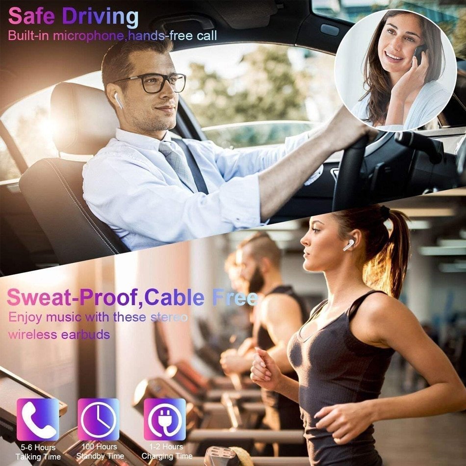 Wireless Colorful Bluetooth Earbuds