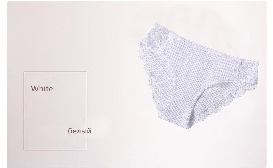Women's Cotton Underwear Panties Set, 3 Pcs Women's Cotton Underwear Panties Set, 3 Pcs