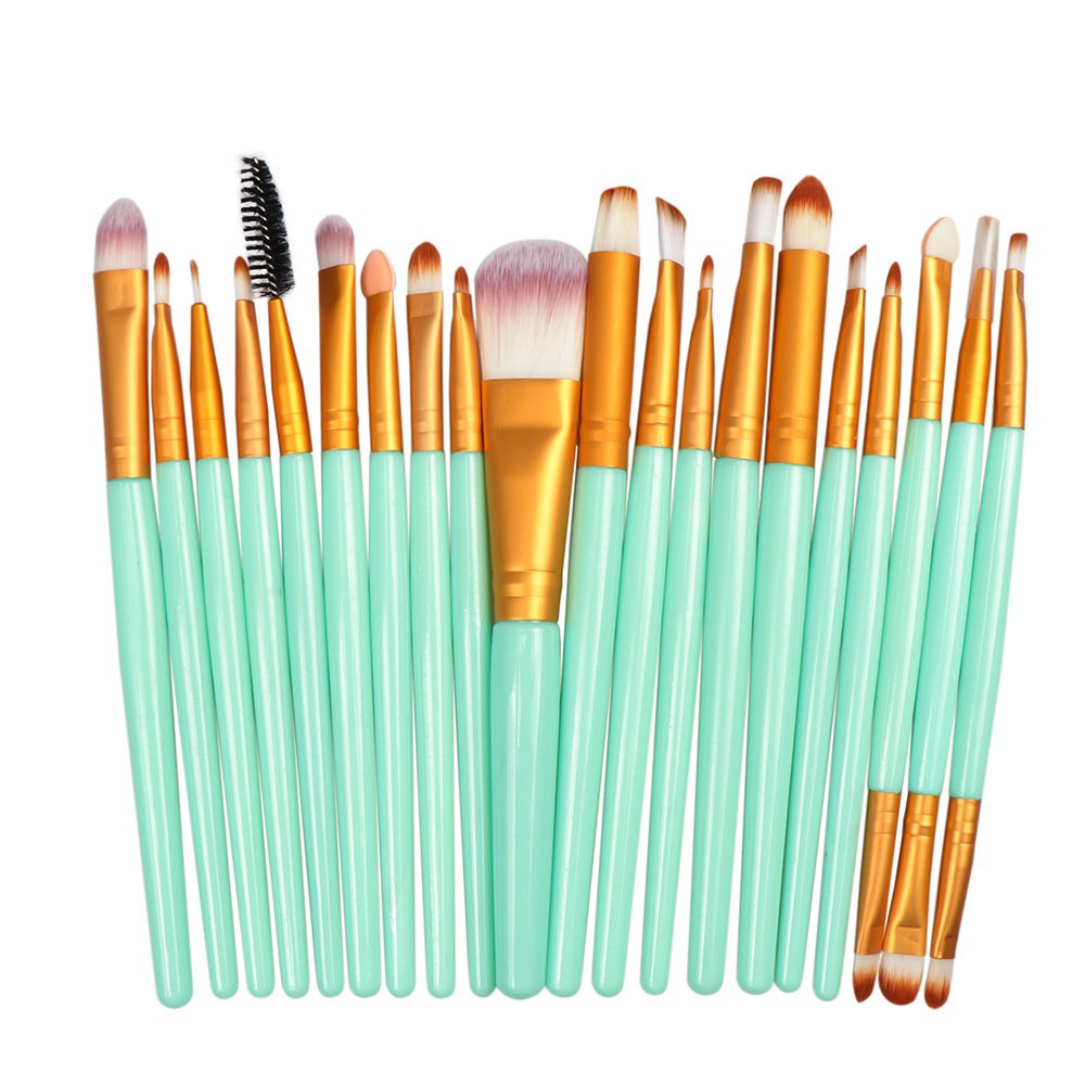 Colorful Makeup Brushes Set