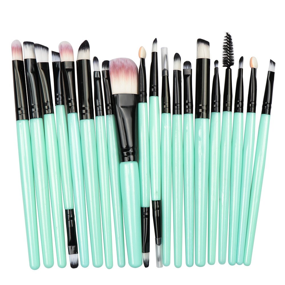 Colorful Makeup Brushes Set