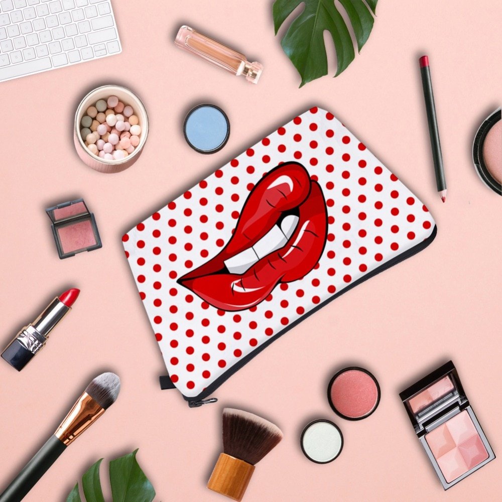 Women's Printed Makeup Bag