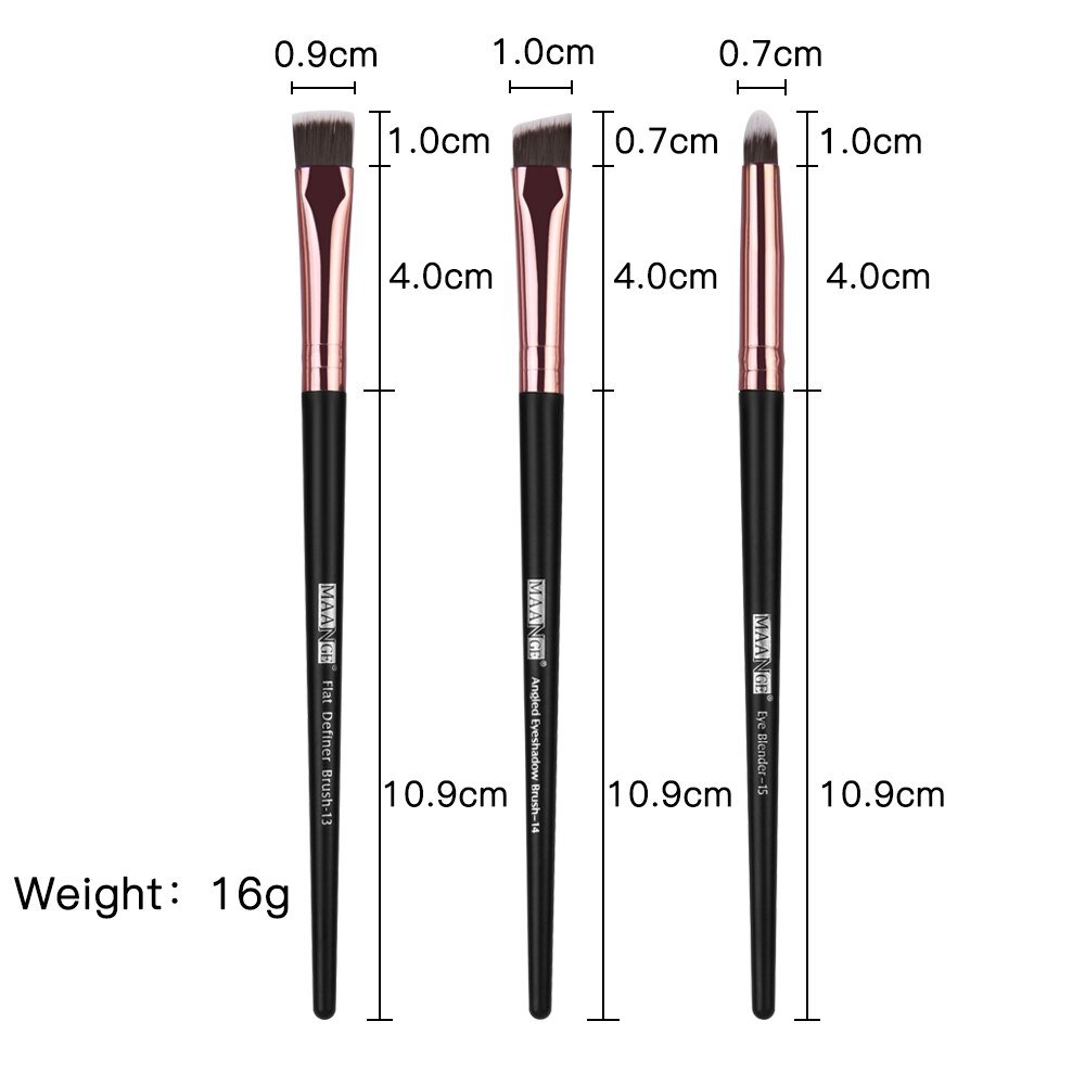 Pro Makeup Brushes 3/5/12 Pcs Set