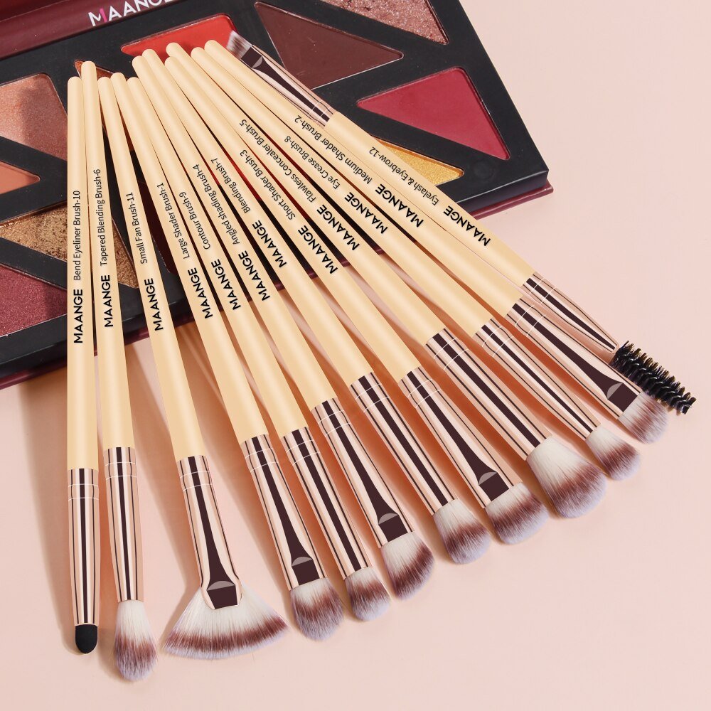 Pro Makeup Brushes 3/5/12 Pcs Set