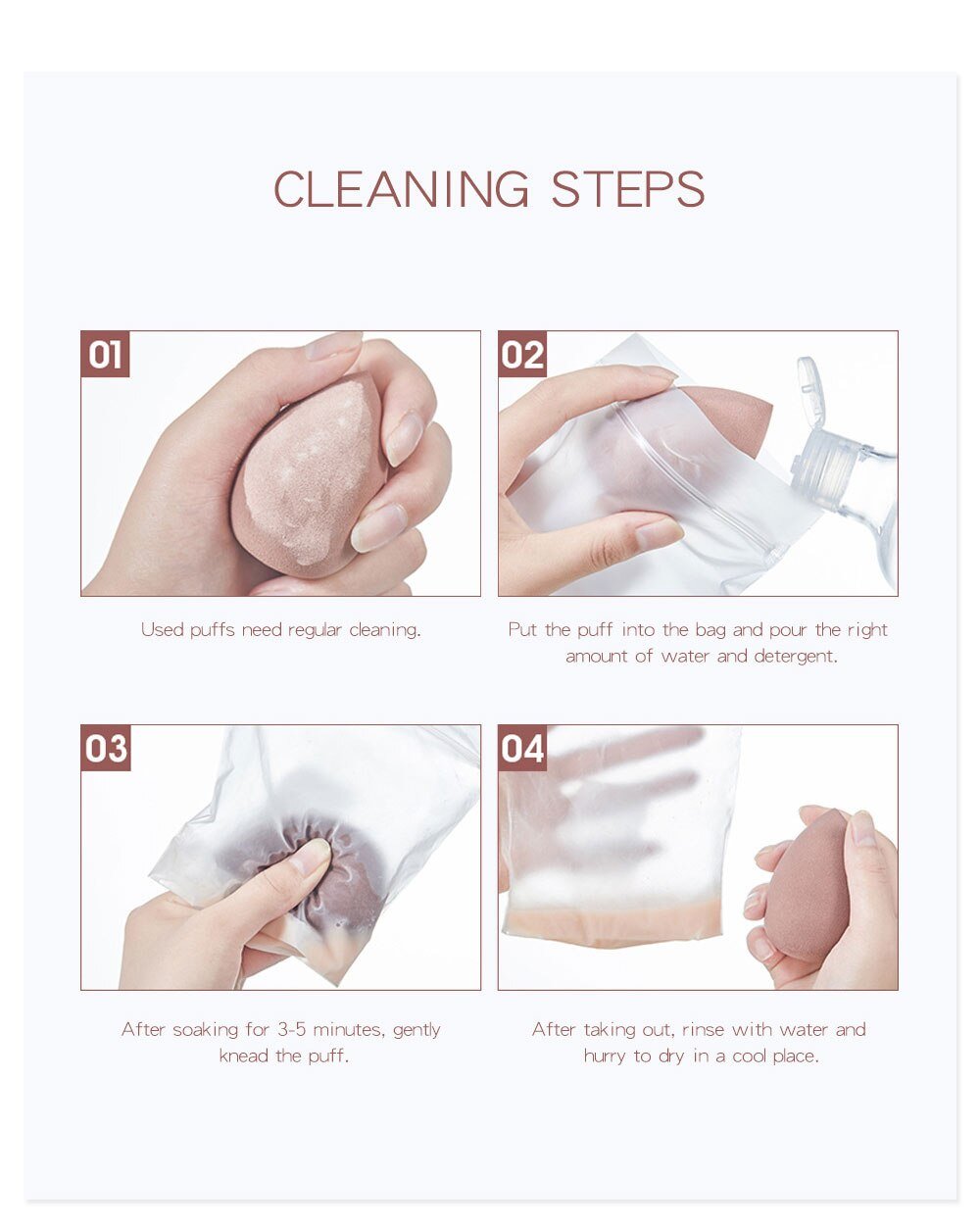 Makeup Sponge 5 Pcs Set