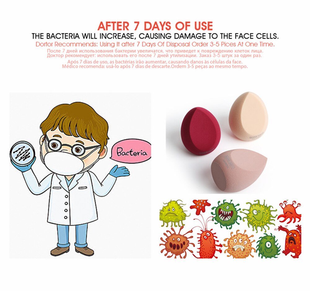 Makeup Sponge 5 Pcs Set